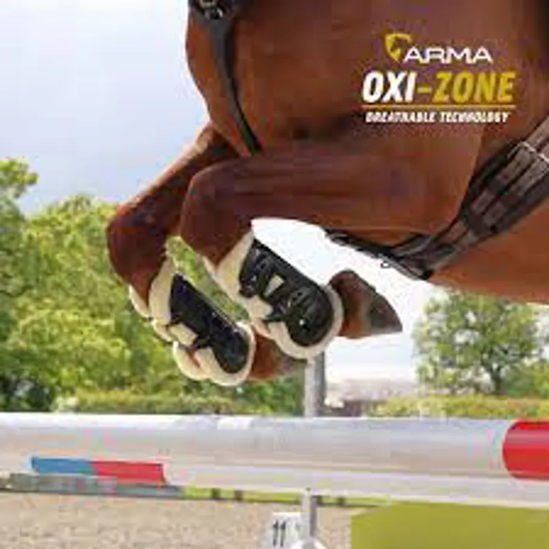 ARMA OXI-ZONE SupaFleece Tendon Boots - Black-2